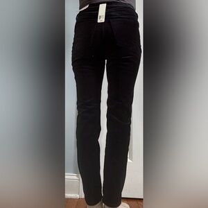 Soft Surroundings Velvet High Rise Skinny Pants - Black NWTs!